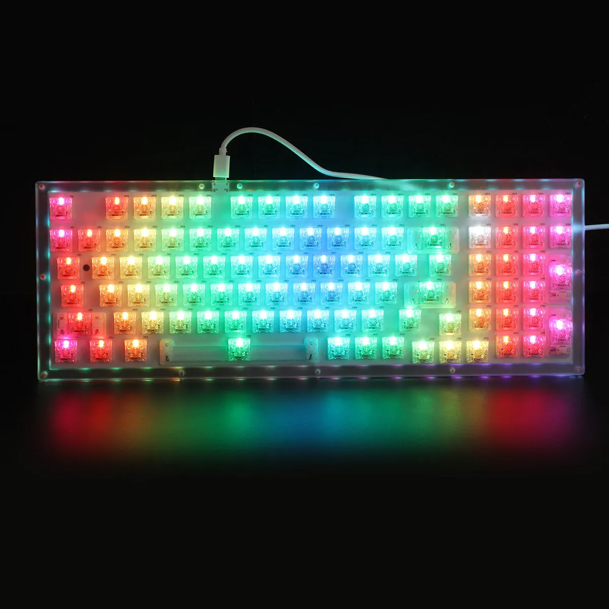 10/70 x FEKER Crystal Switches 3 Pin Linear Prelubed Mechanical Switch for Mechanical Gaming Keyboard