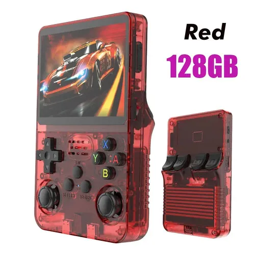 128G Open Source R36S Video Game Console Linux System 3.5 Inch IPS