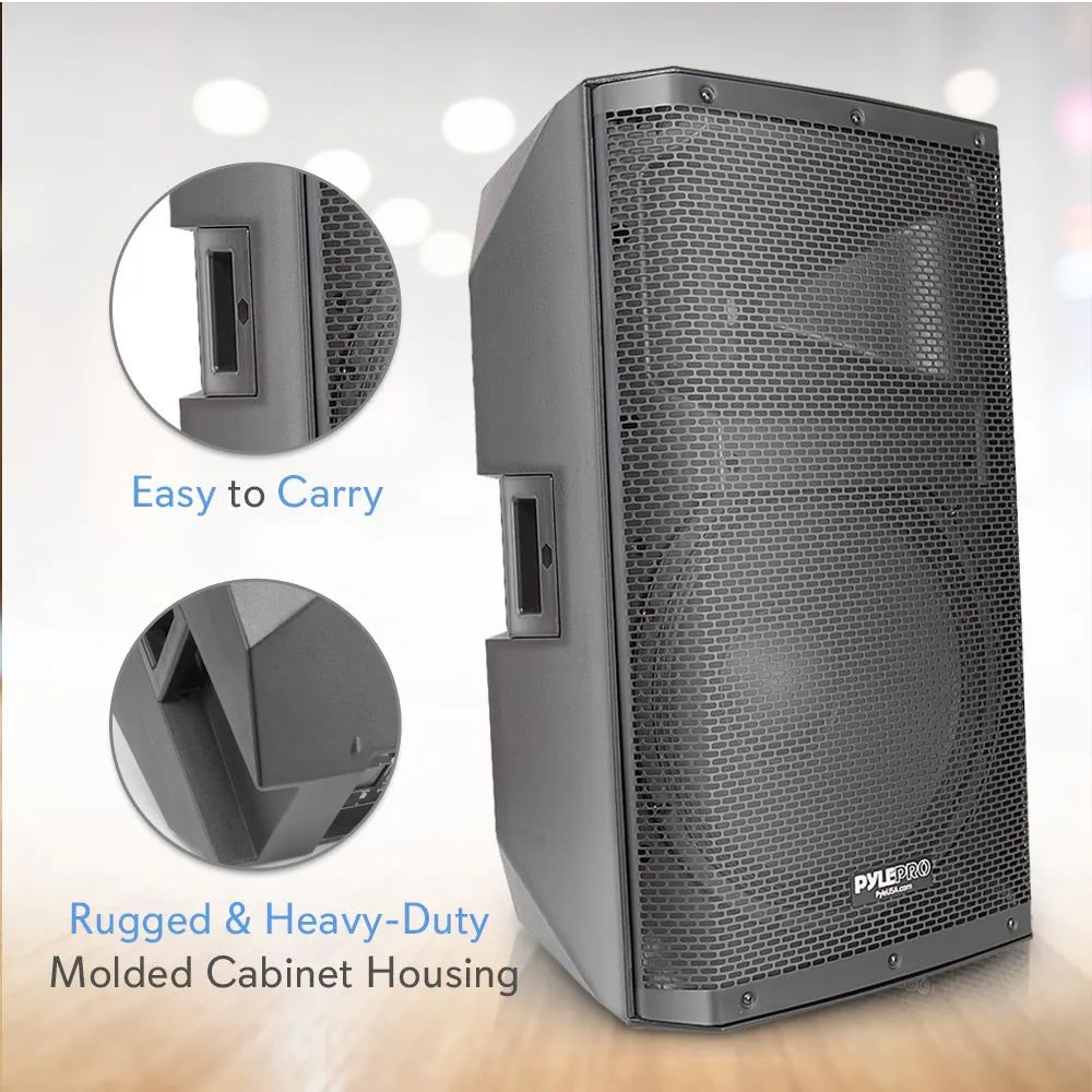 15’’ Stage & Studio Speaker - Bluetooth Pa Monitor Loud-Speaker System With Mp3/Usb/Sd Playback (1400 Watt)