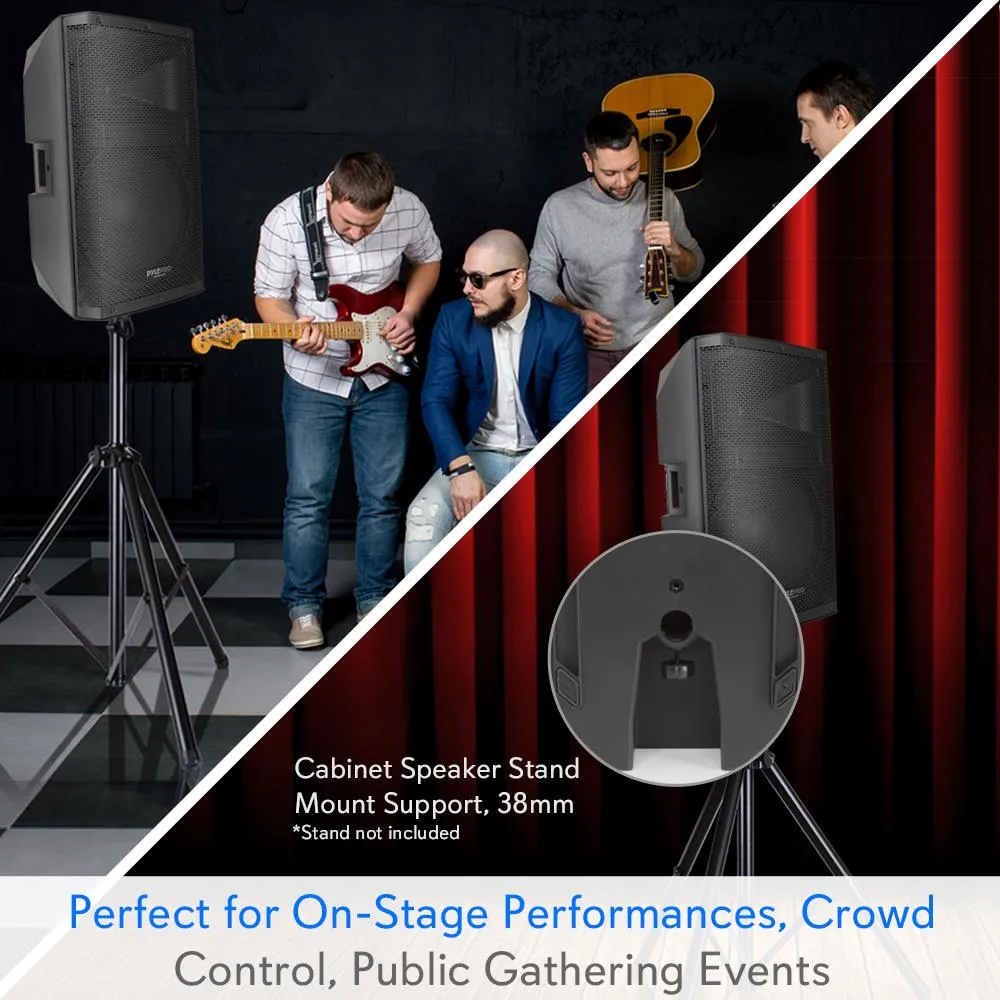 15’’ Stage & Studio Speaker - Bluetooth Pa Monitor Loud-Speaker System With Mp3/Usb/Sd Playback (1400 Watt)