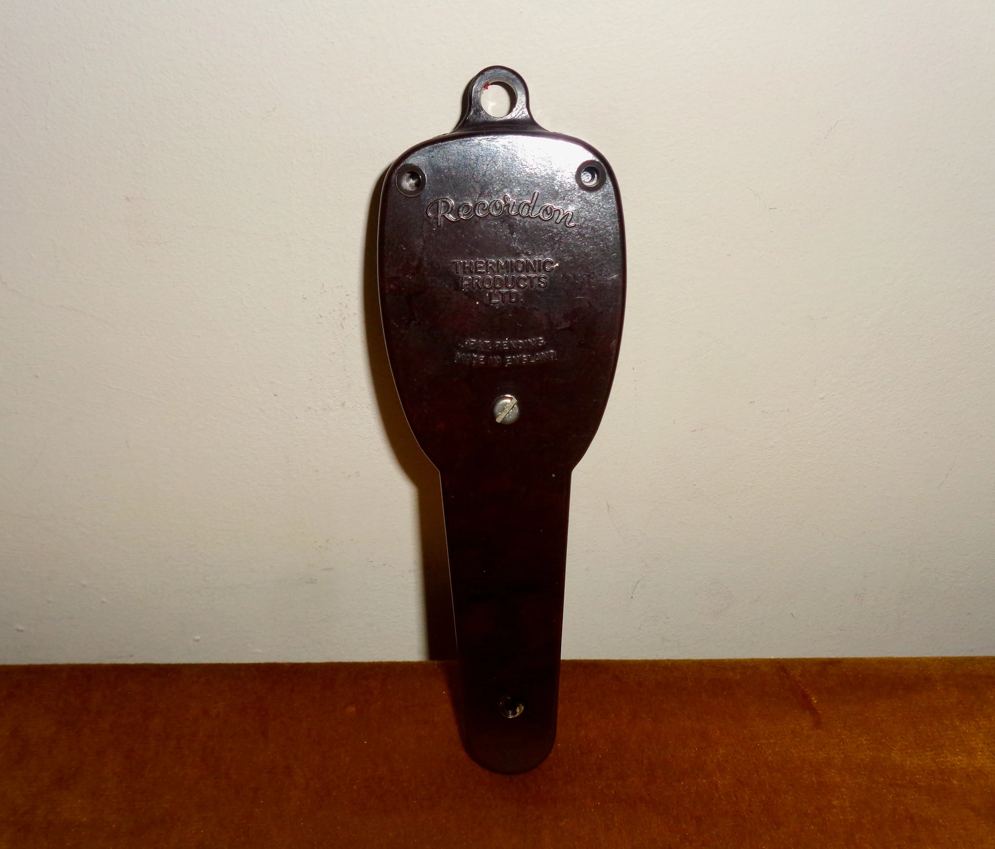 1950s Recordon Bakelite Microphone For A Magnetic Disc Recorder