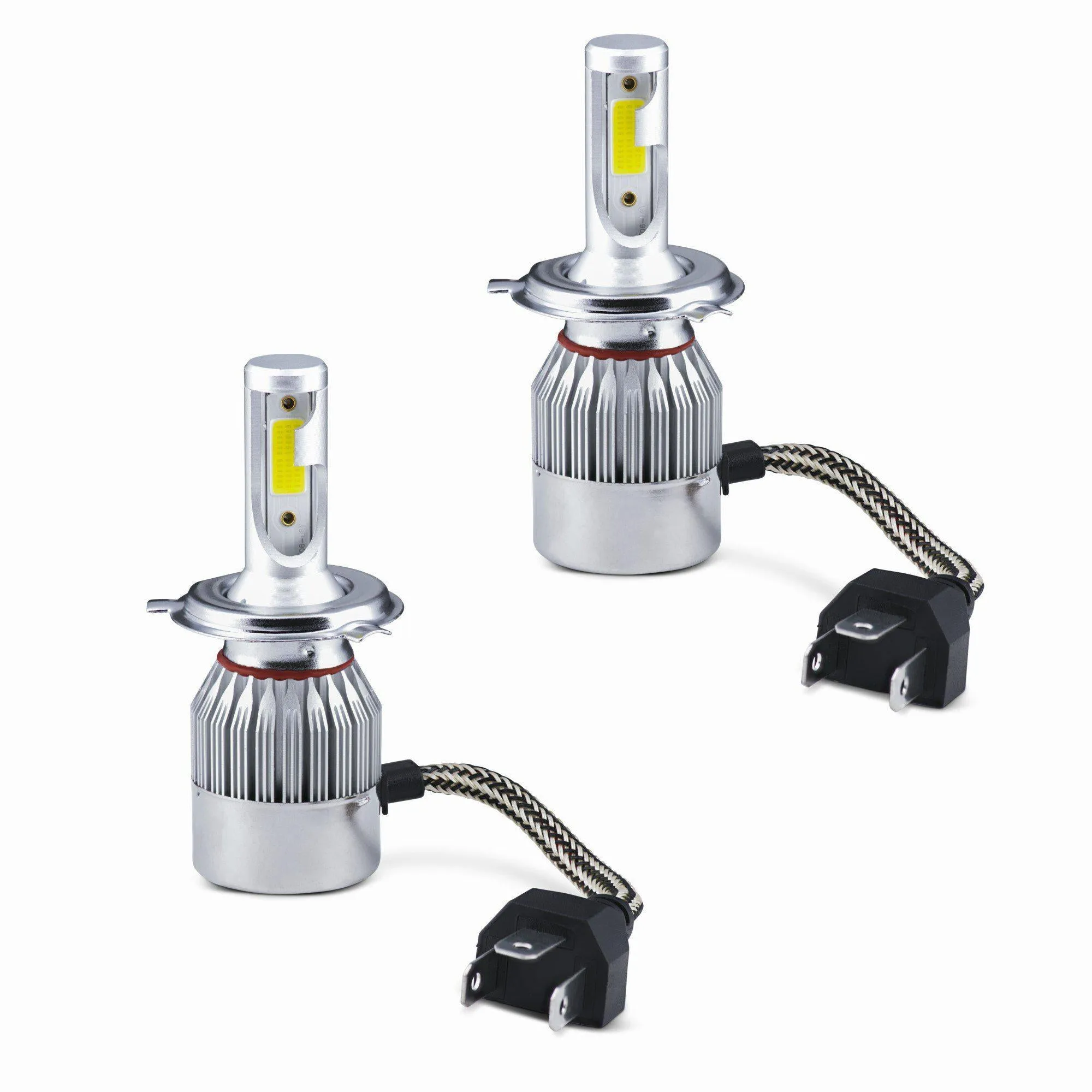 1990 Yamaha XV250 Route 66 Headlight Bulb High Beam and Low Beam 9003 LED Kit