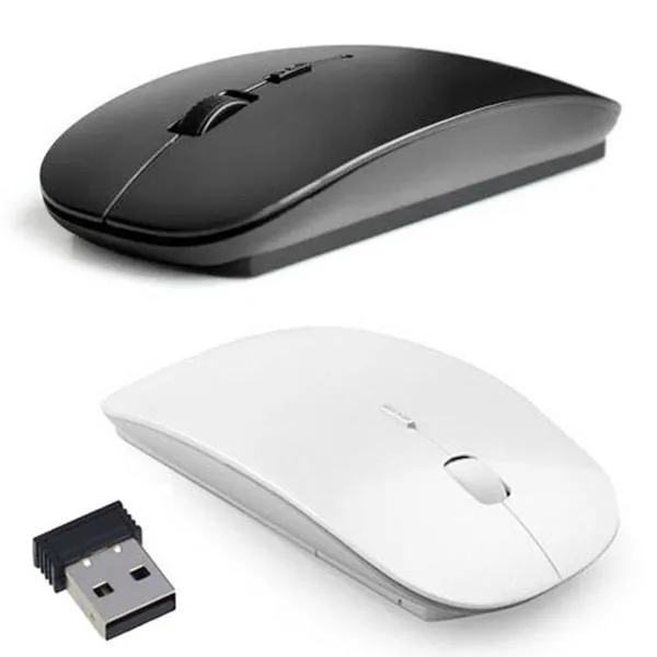 2.4 GHz USB Wireless Optical Mouse Mice Receiver for Computer PC Laptop