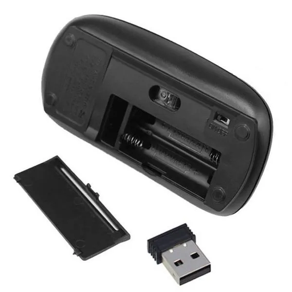 2.4 GHz USB Wireless Optical Mouse Mice Receiver for Computer PC Laptop