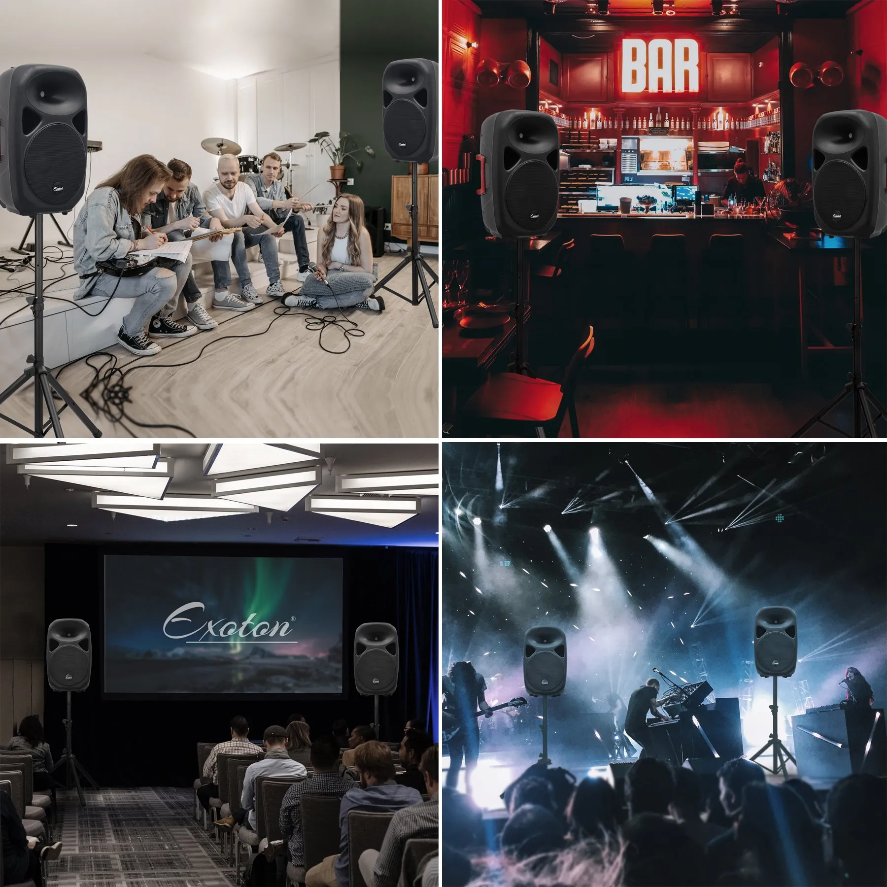2500W 15-inch Bluetooth Surround Sound System With 8 Channel Mixer