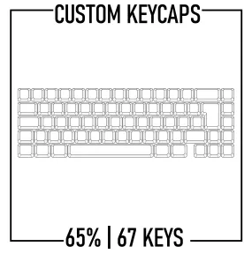 65% Custom Keycaps Sets ( ISO | 67 Keys )