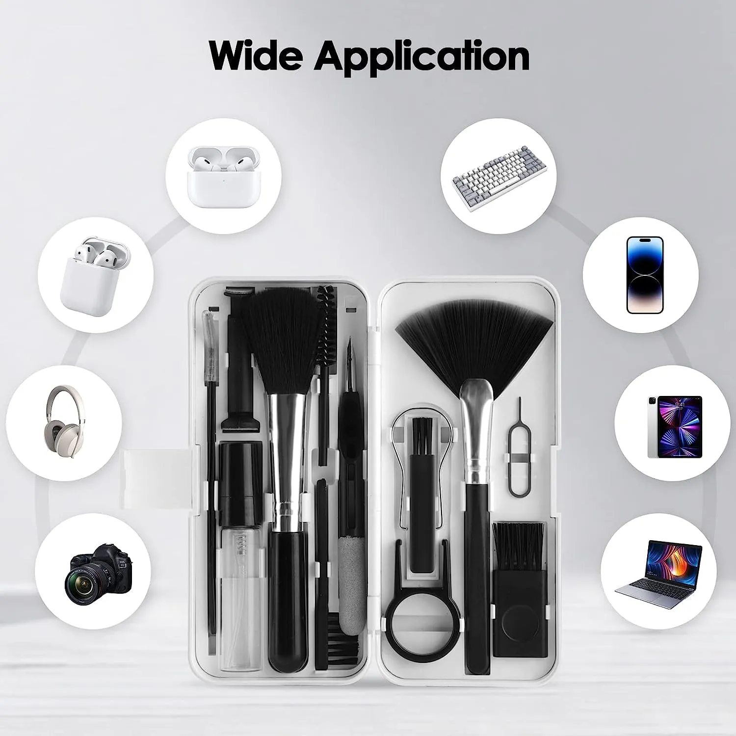 Aara Internationals 18 in 1 Electronic Cleaner Kit with 3 in 1 Cleaning Pen,Laptop Screen Keyboard Cleaning Kit,Computer Cleaning Kit, 18-in-1 Cleaning Kit for Gadgets, Airpods, Mobile, Tablet, Laptop, Computer