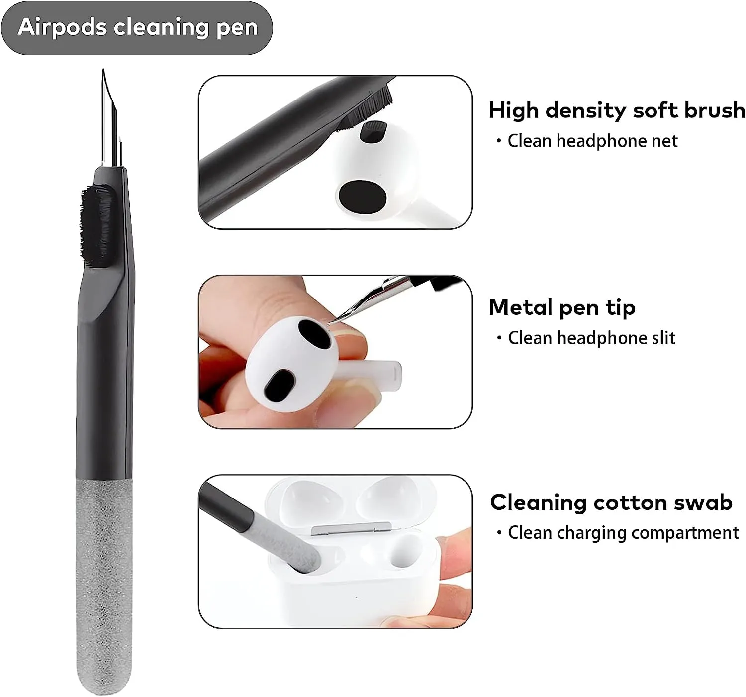 Aara Internationals 18 in 1 Electronic Cleaner Kit with 3 in 1 Cleaning Pen,Laptop Screen Keyboard Cleaning Kit,Computer Cleaning Kit, 18-in-1 Cleaning Kit for Gadgets, Airpods, Mobile, Tablet, Laptop, Computer
