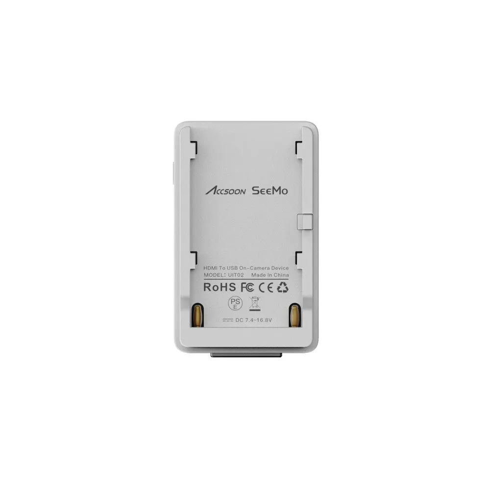 Accsoon SeeMo HDMI to USB-C Video Capture Adapter for Apple iPhone/iPad, White