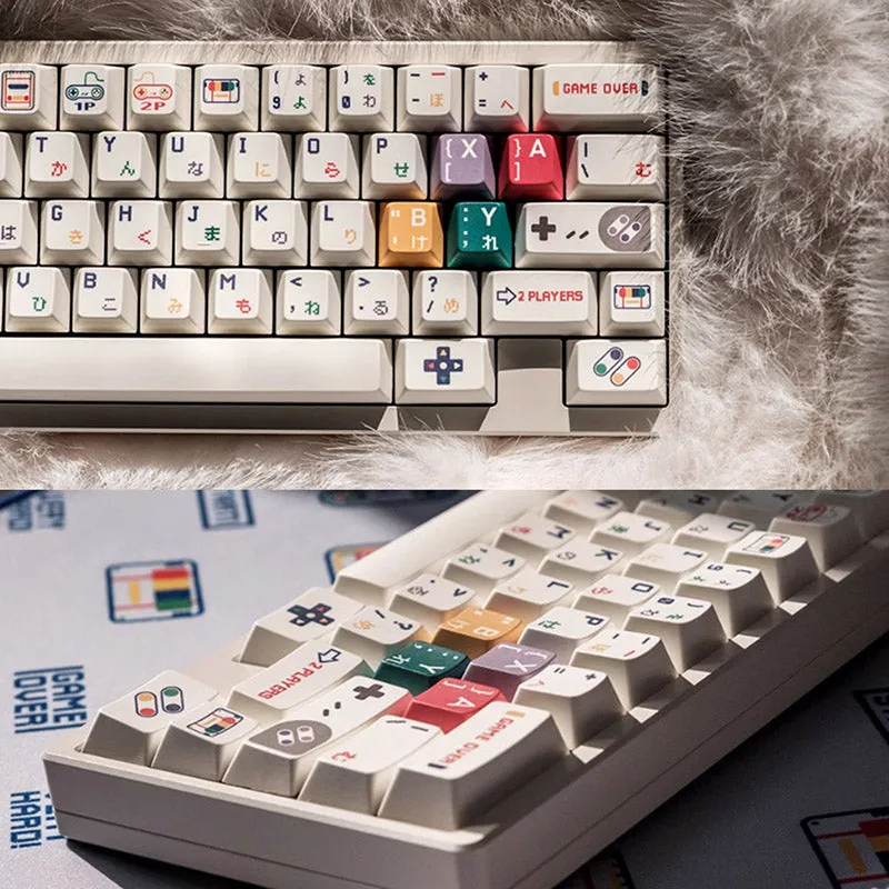 ACGAM FBB SFC 1990 Retro PBT Keycap Set Cherry Profile 171 Keys