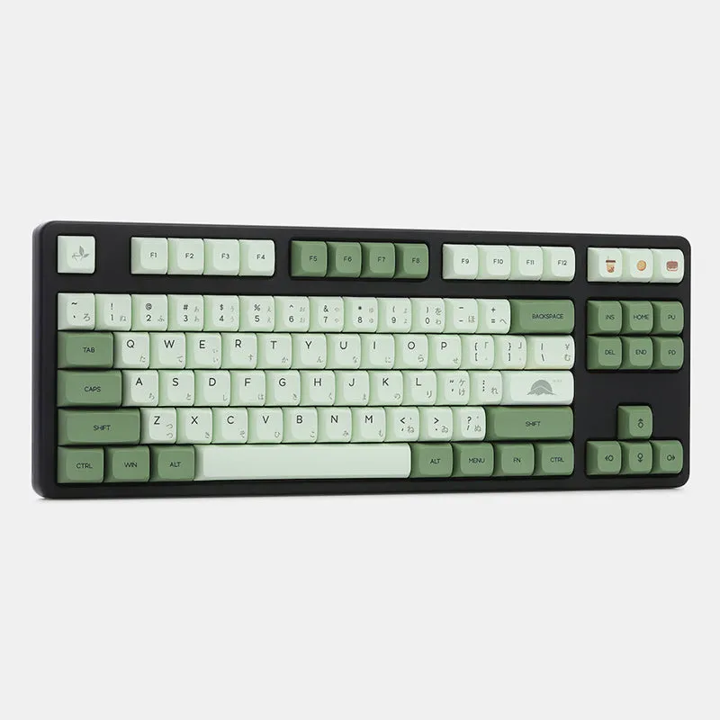 ACGAM Matcha Japanese Layout XDA Profile Keycap Set 124 Keys