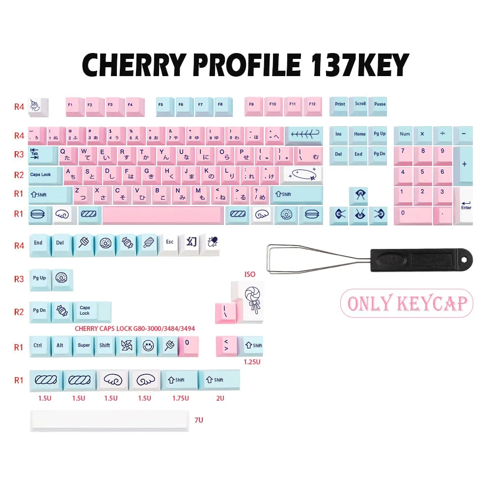 Acid House Keycap set | Japanese keycap set