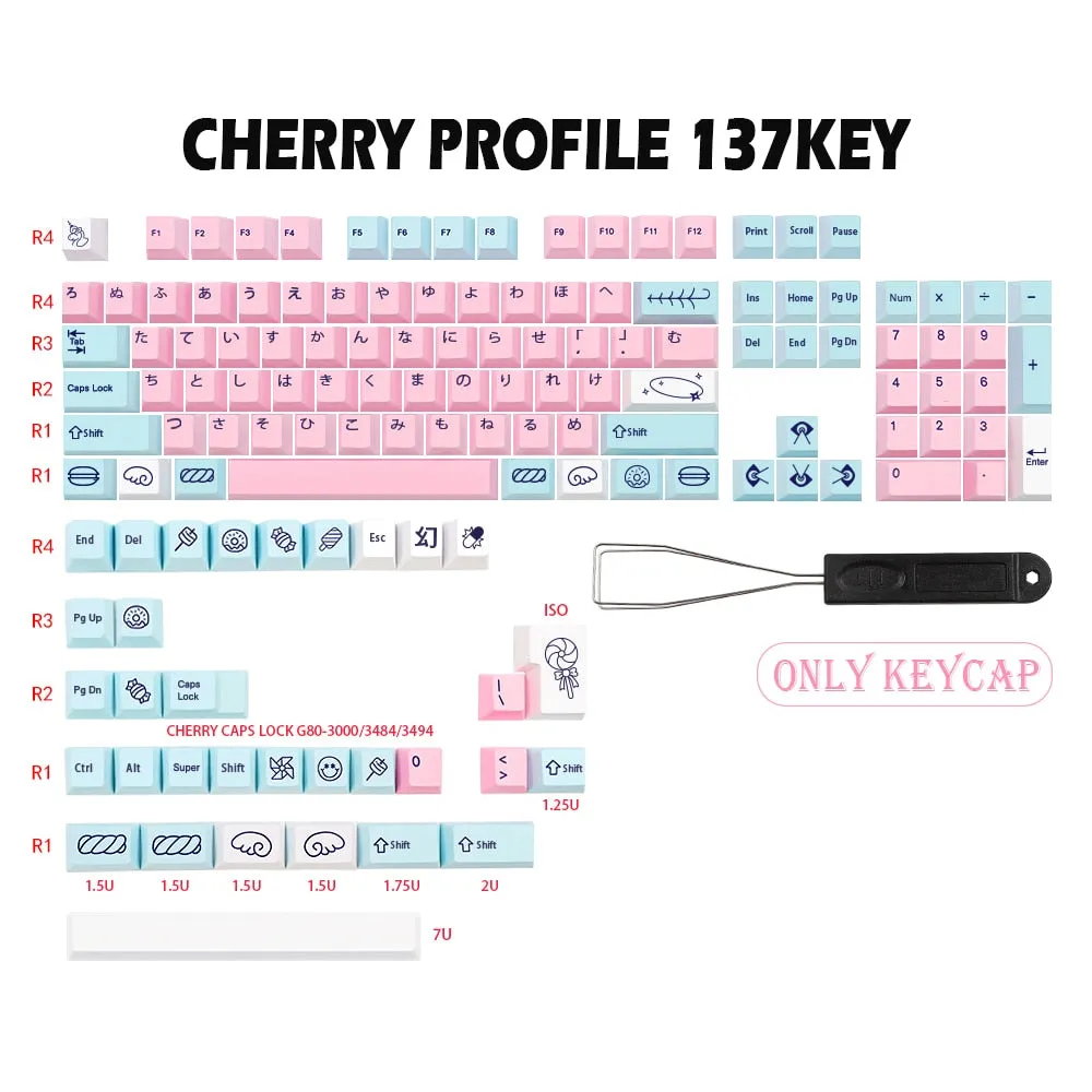 Acid House Keycap set | Japanese keycap set