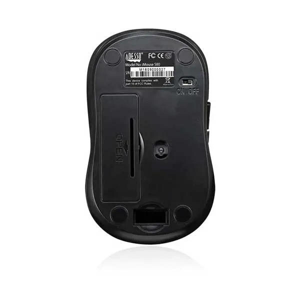 Adesso IMOUSE-S80B iMouse S80B Wireless Fabric Optical Mini Mouse