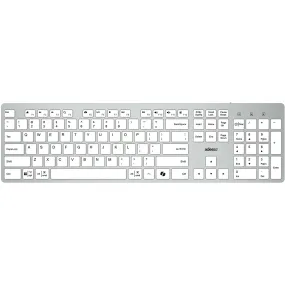 Adesso - Multi-OS Scissor switch Desktop keyboard (White) - White