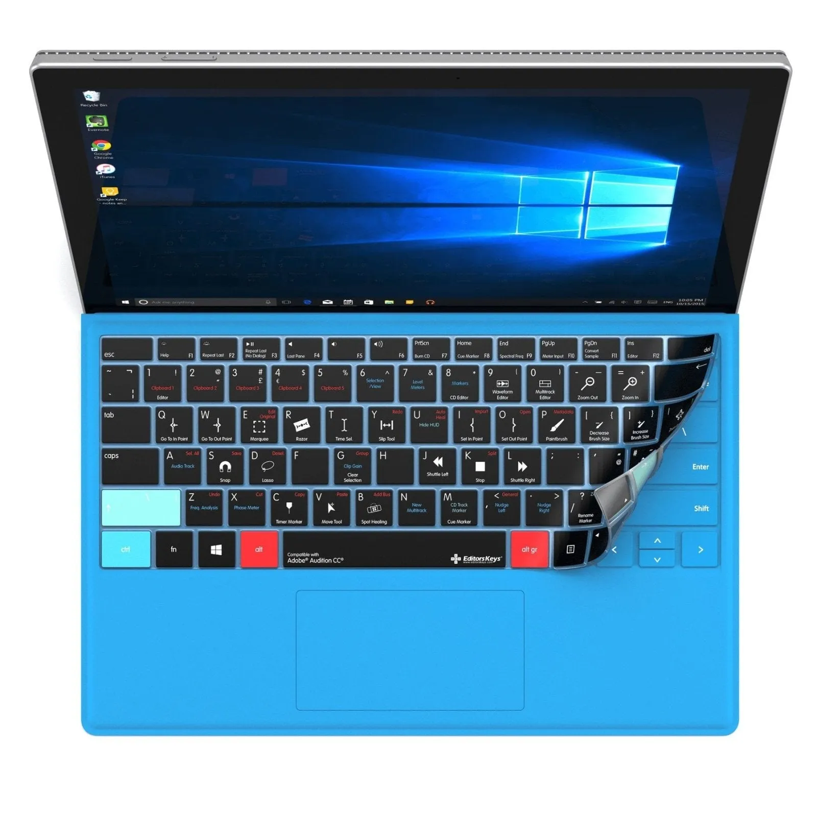 Adobe Audition Keyboard Covers for Microsoft Surface Line
