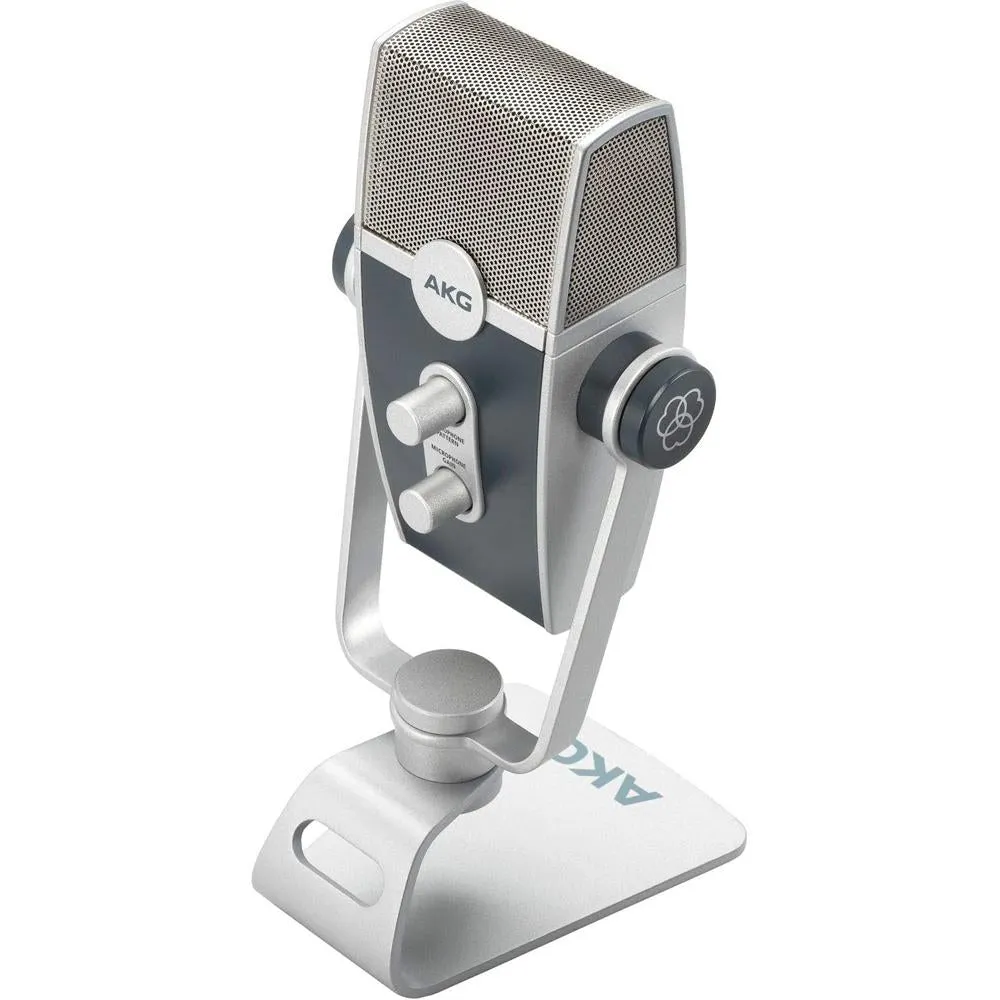 AKG Lyra USB Microphone Ultra-HD Quality   Microphone Wind Screen and Warranty