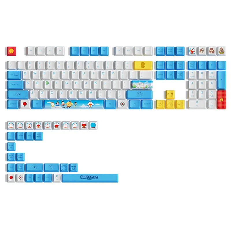 Akko Doraemon Keycap Set OEM Profile 138 Keys