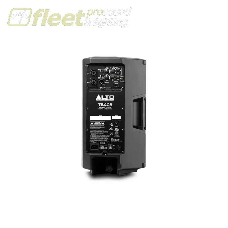 Alto TS408 8" Powered Speaker with Bluetooth and DSP App - 2000 watt