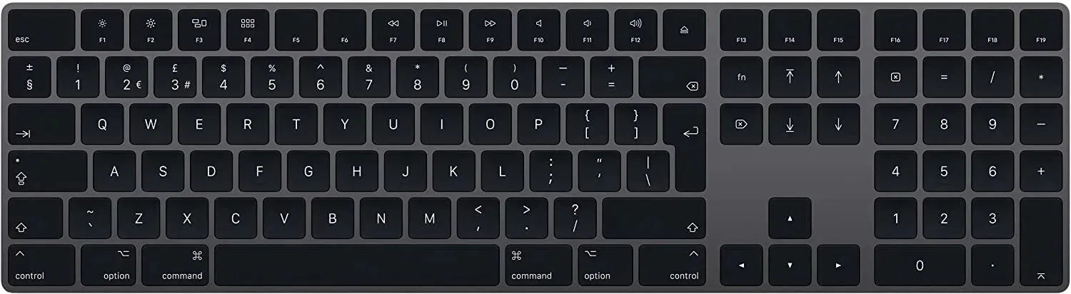 APPLE Magic Wireless Keyboard - Space Grey - Very Good
