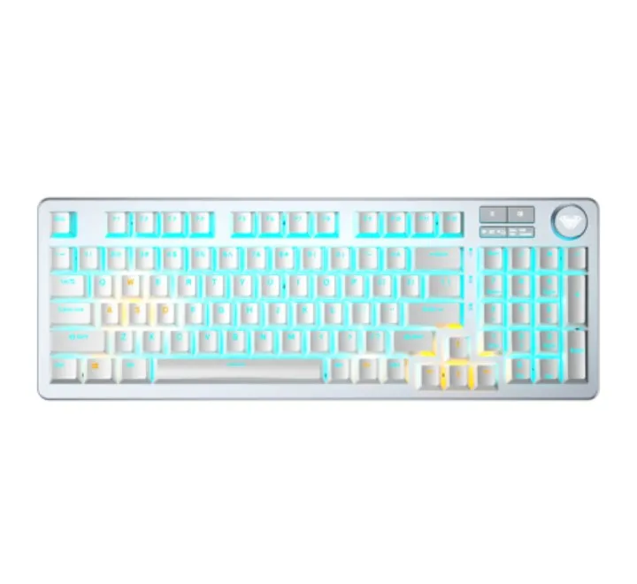 AULA F3080 Wired Mechanical Gaming Keyboard (White)