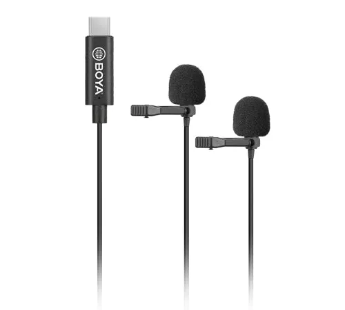 BOYA DIGITAL DUAL LAVALIER MICROPHONES BY-M3D