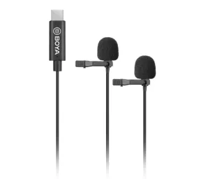 BOYA DIGITAL DUAL LAVALIER MICROPHONES BY-M3D