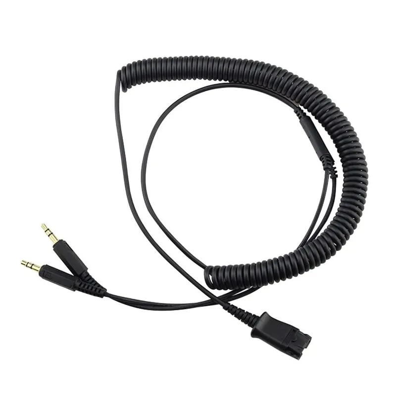 Calltel Quick Disconnect - Dual 3.5Mm Jacks Cable