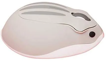 Cathy Clara Cute Hamster Mouse Wireless Mouse 2.4 Ghz 1200 DPI Low Noise Battery Powered Optical Mice for Windows Computer PC Laptop Gift for Girls Kids