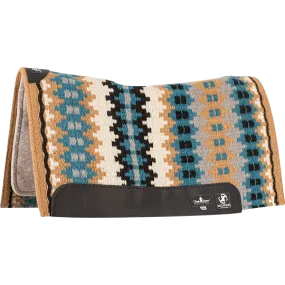Classic Equine 3/4" Zone Series Saddle Pad 34"X38"- Indian Tan/Black