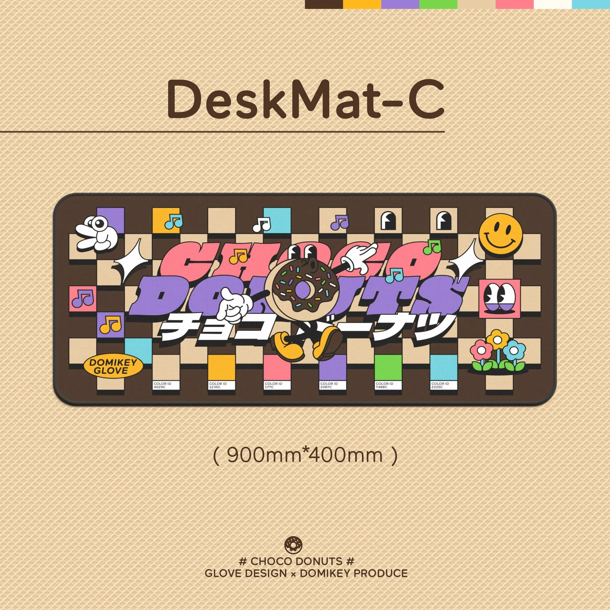 [CLOSED][GB] GLOVE x Domikey Choco Donuts Cherry profile Doubleshot tripleshot keycaps resion novelty stitch-edged mousepad