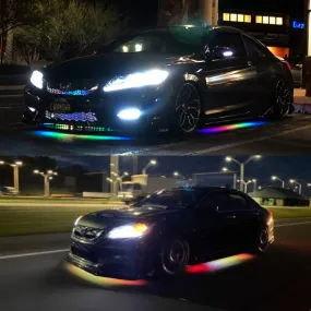 Color Chasing Underglow LED Strips Kit