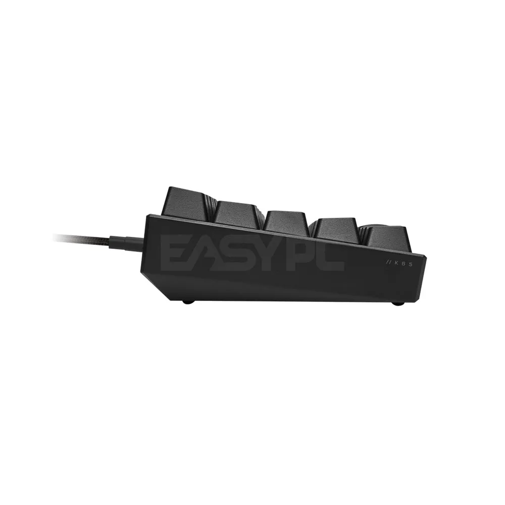 Corsair K65 RGB MINI 60% Mechanical Gaming Keyboard Cherry MX Speed CS-CH-9194014-NA, Detachable Cable, Braided Cable, 100M Keystrokes 7UBE COCS2381