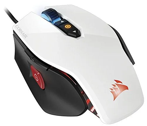Corsair Mouse M65 Pro RGB - FPS Gaming Mouse (White) - 12,000 DPI Optical Sensor