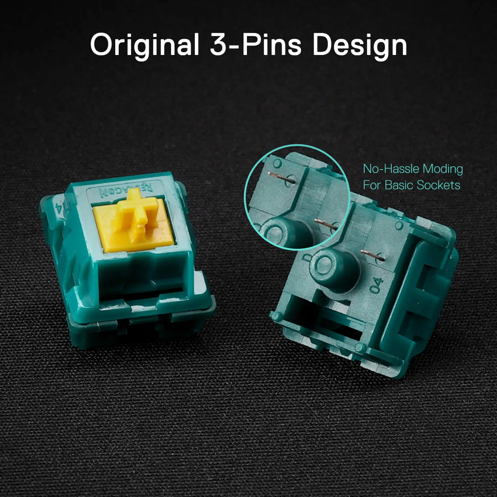 Enhanced Performance Cypress A120 Soft Tactile Mechanical Switch - Ideal for Smooth Operation