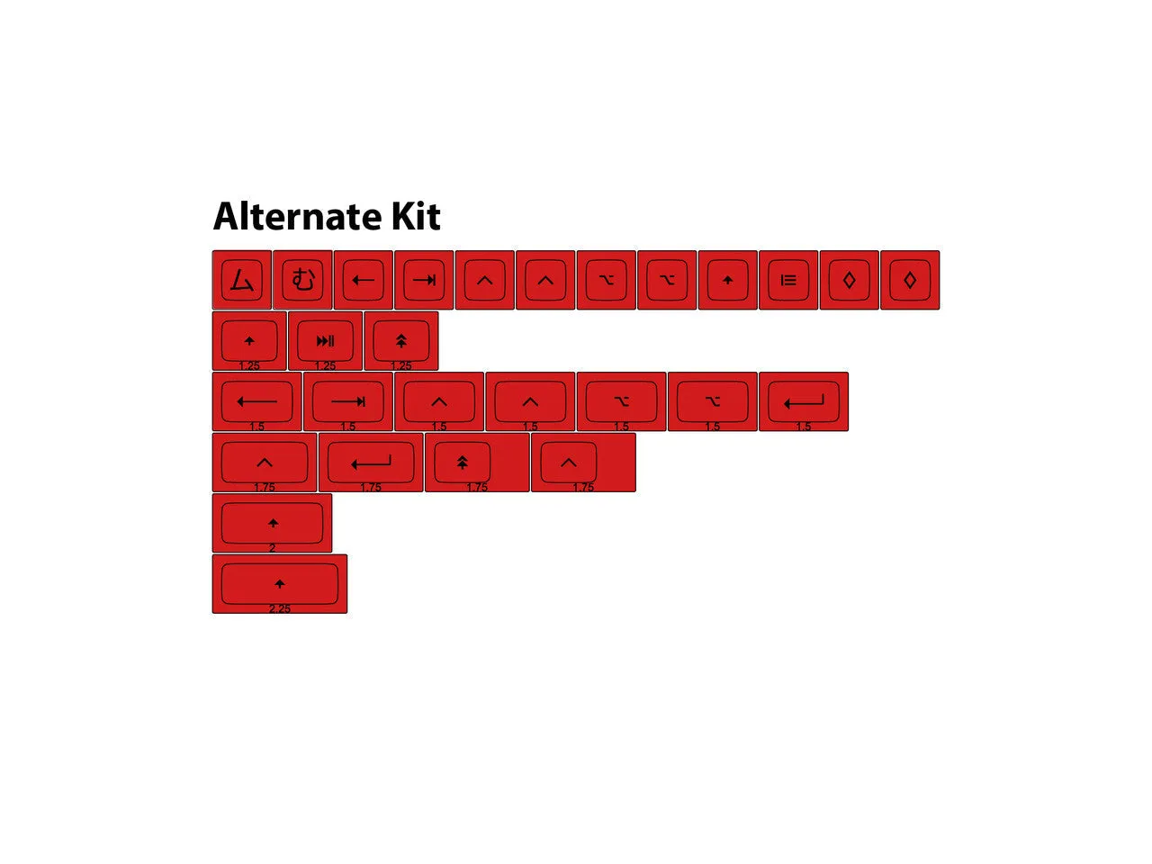 DSA Otaku Single Keycaps