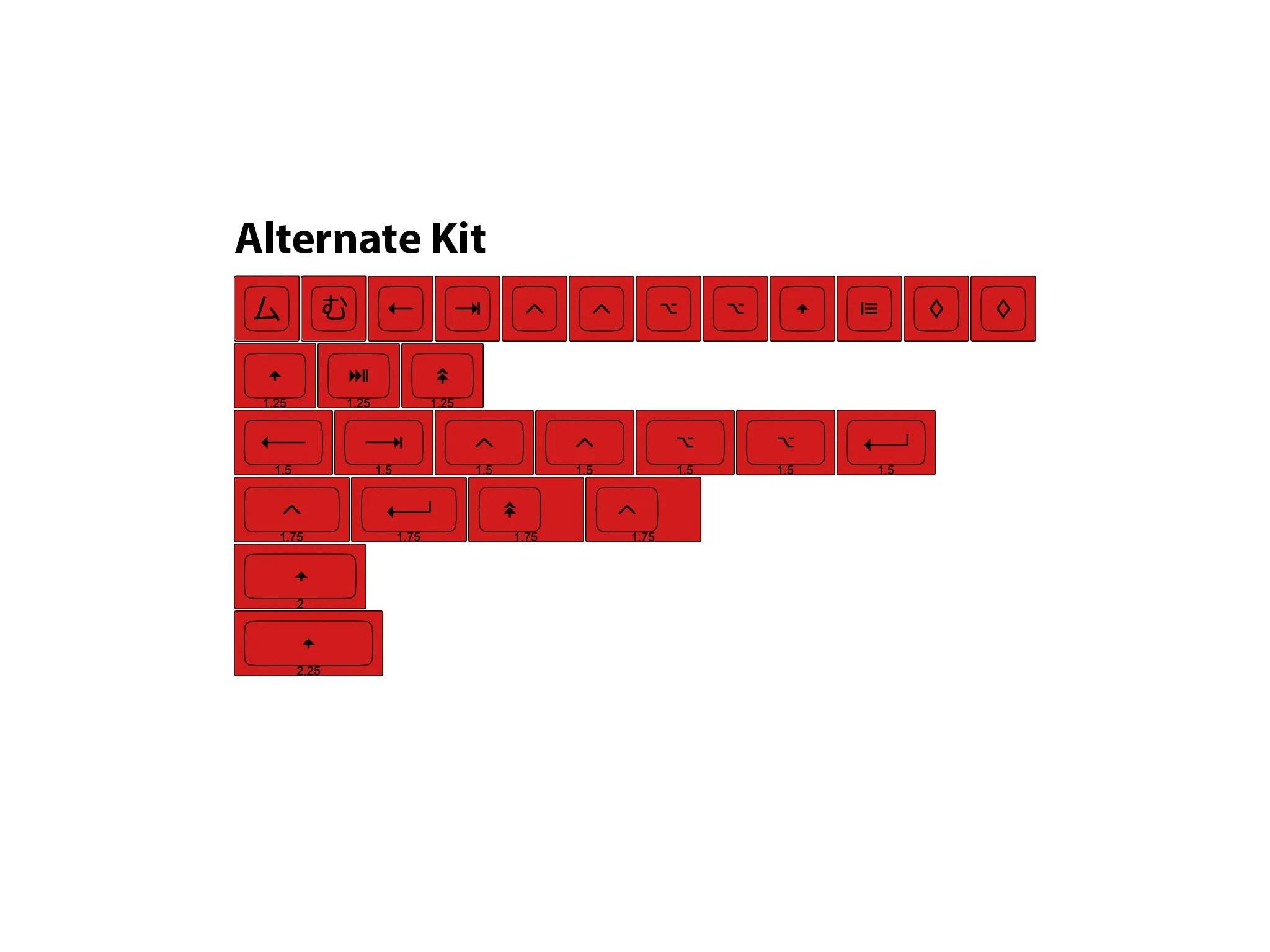 DSA Otaku Single Keycaps