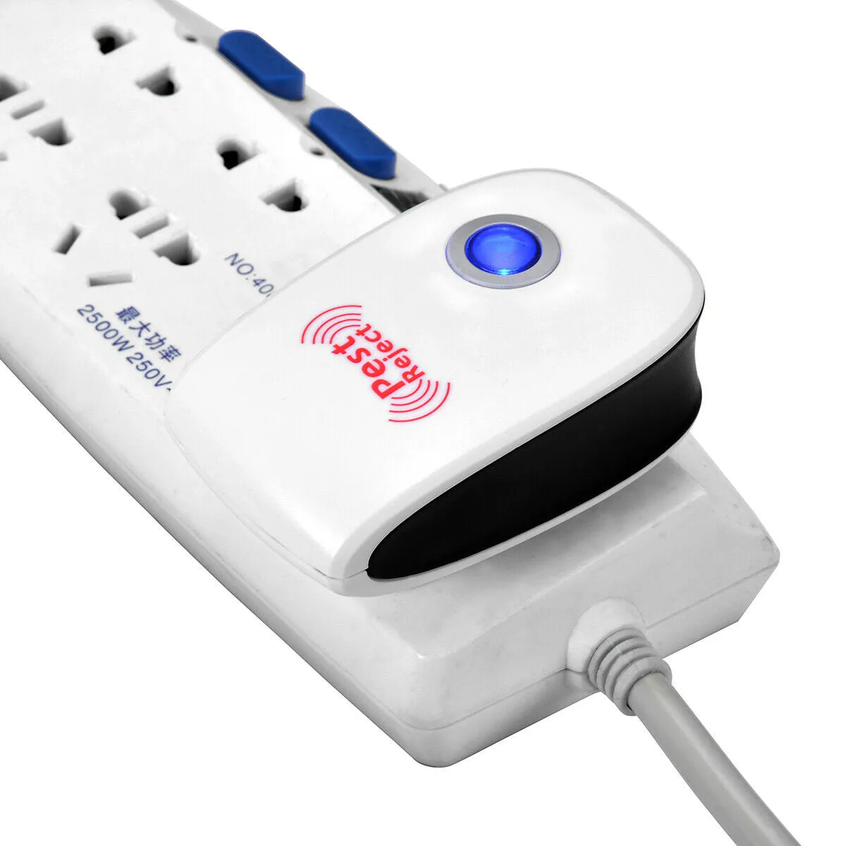 Electronic Rodent Mosquito Insect Dual Speaker Ultrasonic Rat Pest Repellent key Chain For Plug In Mosquitoes Repeller