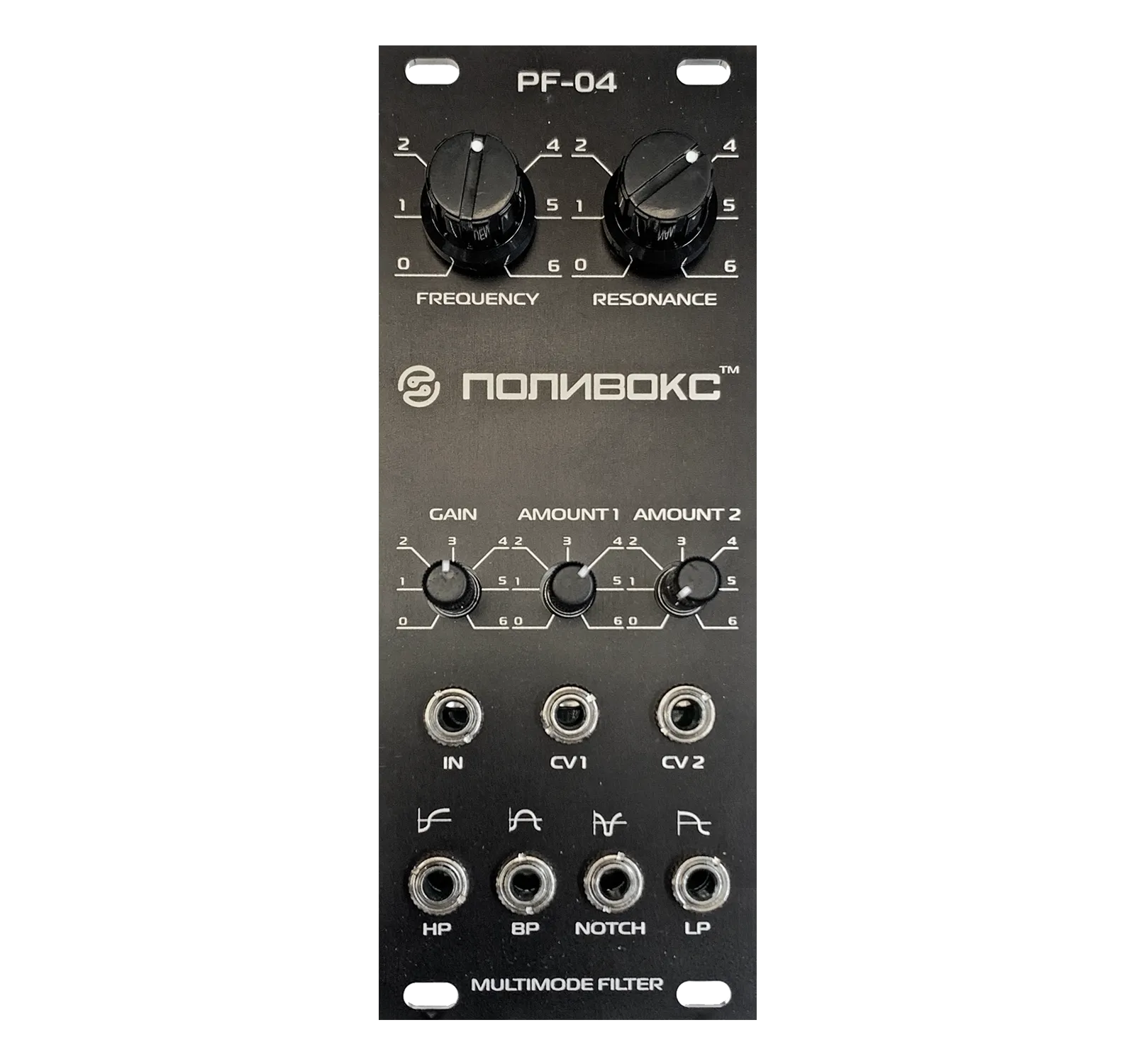 ELTA Music POLIVOKS VCF Eurorack Module PF-04 Black