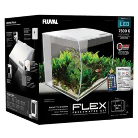 Fluval Flex Aquarium Kit - 34 L (9 US gal) - White