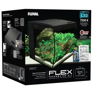 Fluval FLEX Aquarium Kit - 34 L (9 US gal)