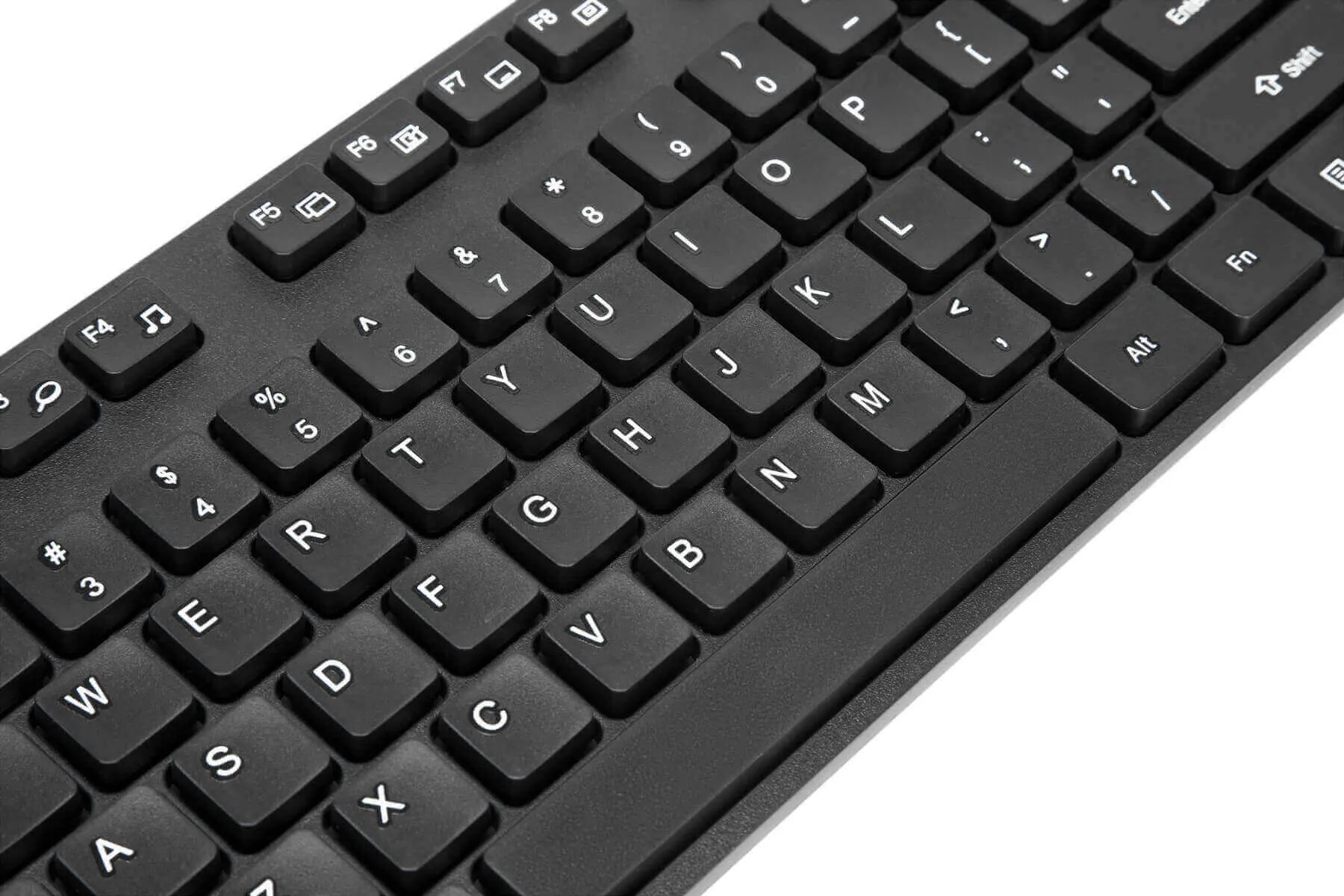 Full-size USB Wired Antimicrobial Keyboard (UK) and Full-Size Optical Antimicrobial Wired Mouse Bundle