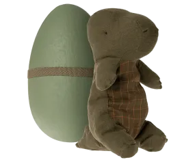 Gantosaurus in egg, Medium - Forrest green
