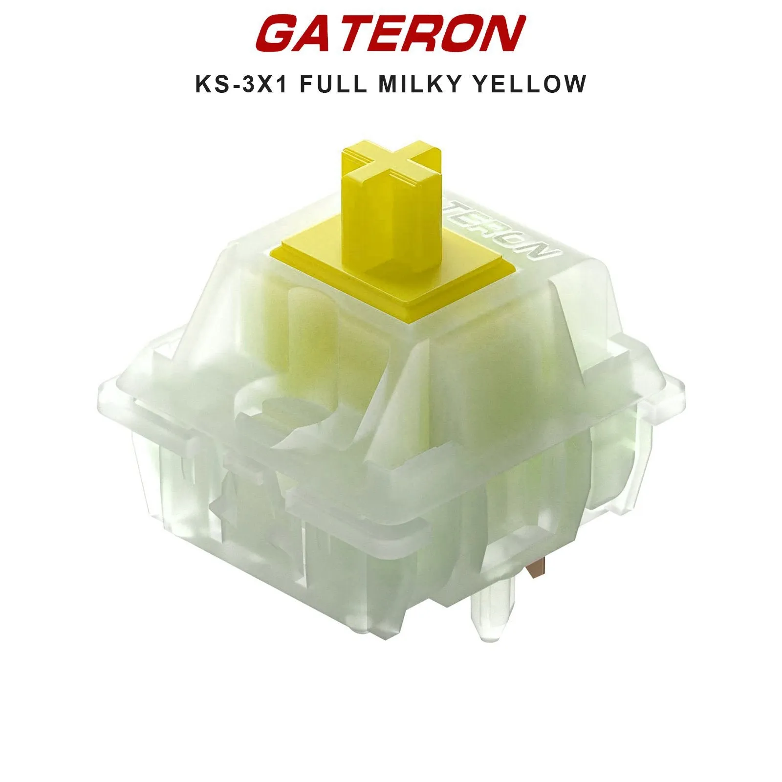 Gateron KS-3X1 Full Milky Switches