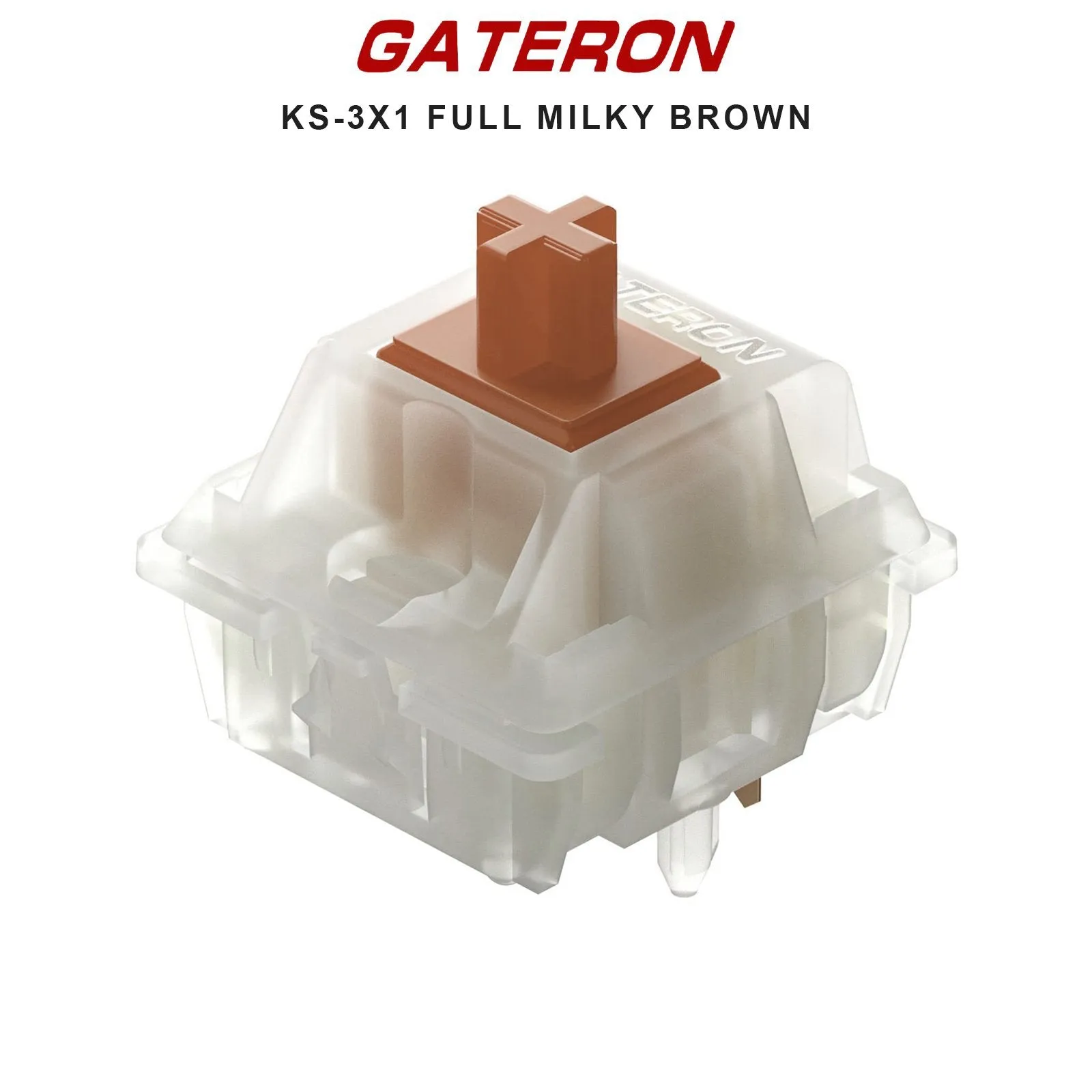 Gateron KS-3X1 Full Milky Switches