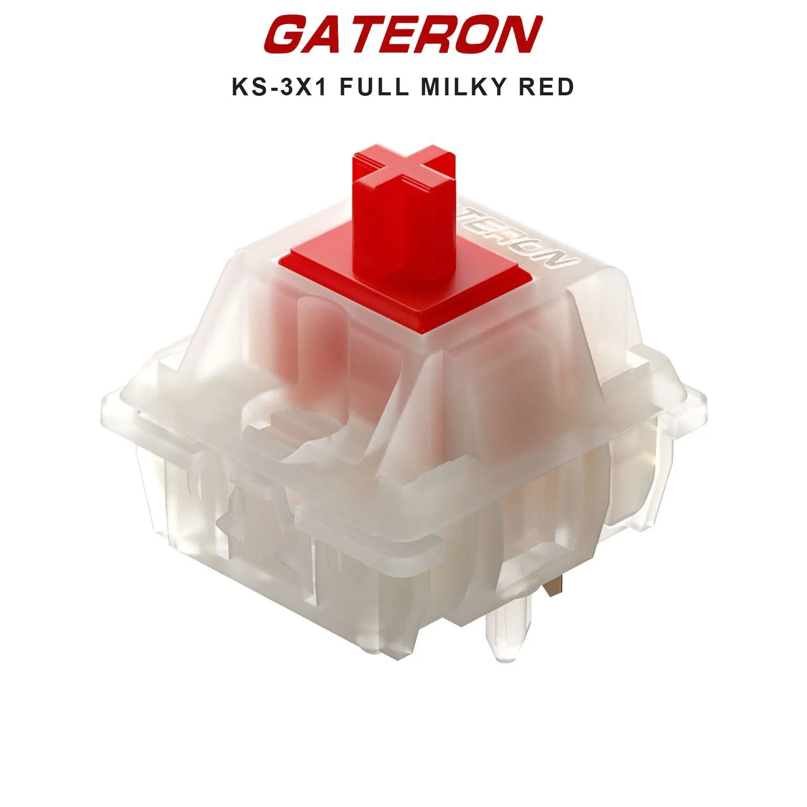 Gateron KS-3X1 Full Milky Switches