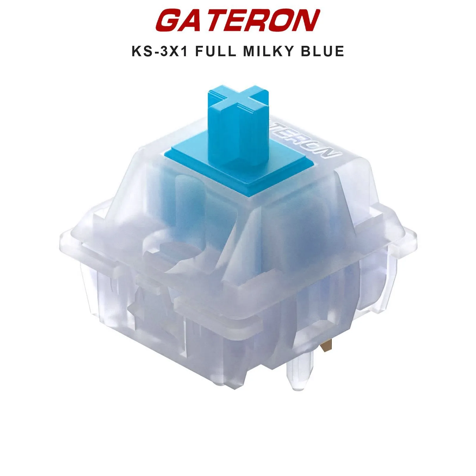Gateron KS-3X1 Full Milky Switches