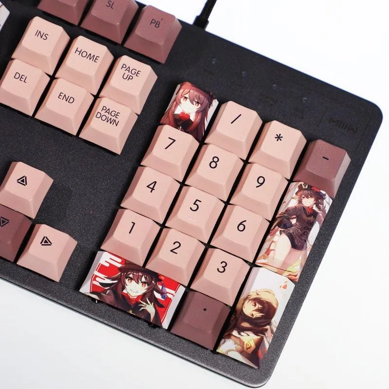 Genshin Impact Hu Tao Keycaps