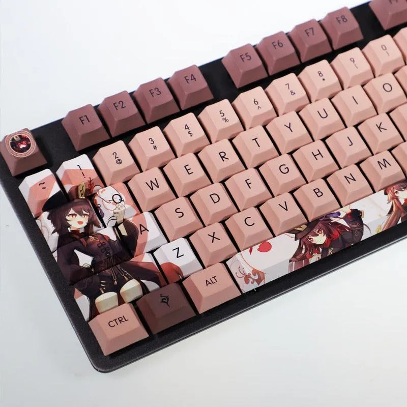 Genshin Impact Hu Tao Keycaps