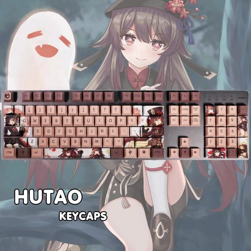 Genshin Impact Hu Tao Keycaps